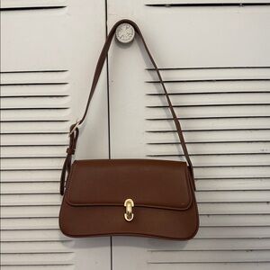Elegant Brown Shoulder Bag #064